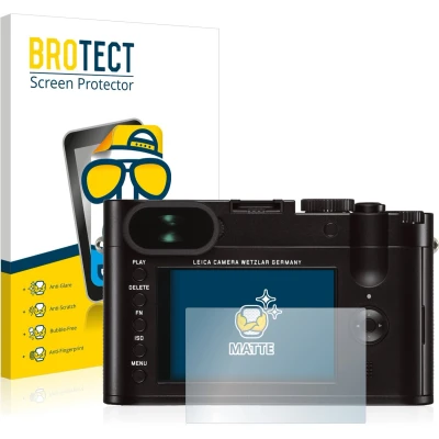 Afbeelding van BROTECT Screenprotector voor Leica Q (Typ 116) Folie Beschermfolie matte (2 Stuks)