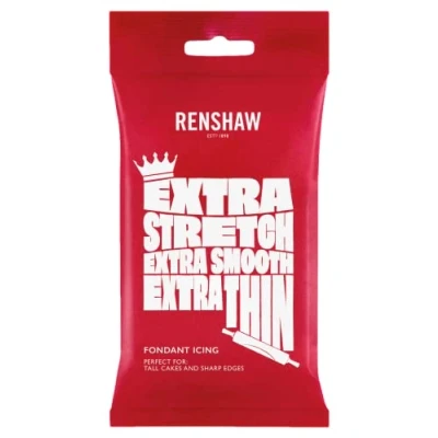 Image de Renshaw Pâte à Sucre Extra Ferme/Élastique Blanc 1 kg