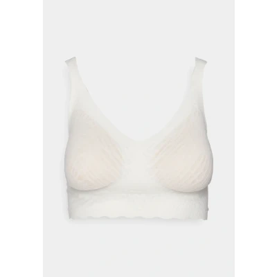 Afbeelding van Sloggi FEEL Bliss Bralette Pushup BH, Dames, Maat: XS, Silk white