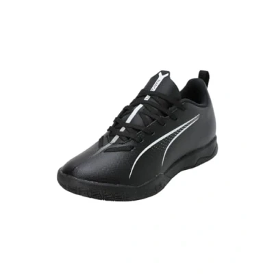 Afbeelding van Puma Ultra 5 PLAY IT JR Unisex Zaalvoetbalschoenen voor kinderen, Maat: 34, Black/white Textiel/ synthetisch