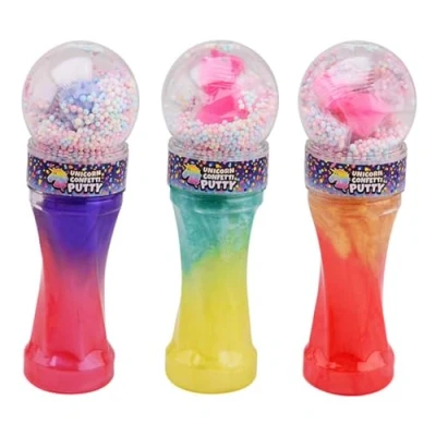 Afbeelding van Johntoy Putty Kegel Eenhoorn met Balletjes