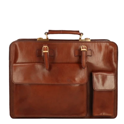 Afbeelding van The Bridge Story Uomo Cartella Briefcase 42cm brown Aktetas