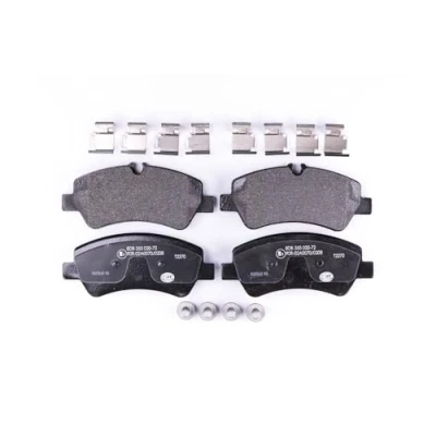Afbeelding van HELLA 8DB 355 020 721 Remblokkenset Geschikt voor slijtage waarschuwingscontact Met remzadelschroef toebehoren FORD: Transit V363 Van