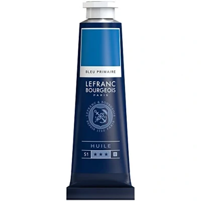 Afbeelding van Lefranc Bourgeois Fijne olie, 40 ml, primair blauw