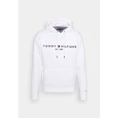 Afbeelding van Tommy Hilfiger LOGO Hoody Hoodie, Heren, Maat: Small, White