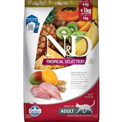 Afbeelding van N&amp;D Cat Tropical Selection Chicken 5kg