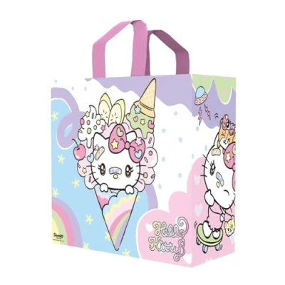 Afbeelding van Hello Kitty Ice Cream shopping bag boodschappentas