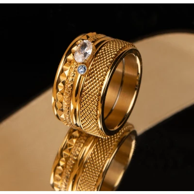 Afbeelding van Basis ring 8 mm iXXXi Goud / 21