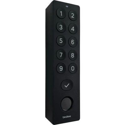 Afbeelding van Tedee Keypad Pro Zwart Toegangscode &amp; Vingerafdruk Voor Smartlocks