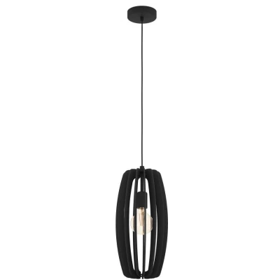 Afbeelding van EGLO Bajazzara Hanglamp Ø 26 cm Zwart