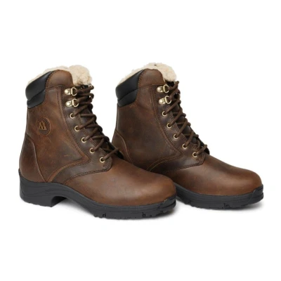 Afbeelding van Mountain Horse Winterrijdschoenen Snowy River Lace Bruin