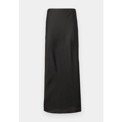 Afbeelding van Bruuns Bazaar dames AcaciaBBJoanelle maxi rok van satijn in de kleur Zwart, maat: 34