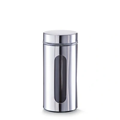 Afbeelding van Voorraadbus chroom Large 1200 ml Zeller
