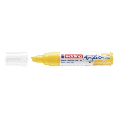 Image de Edding 5000 marqueur acrylique (5 10 mm biseautée) jaune trafic