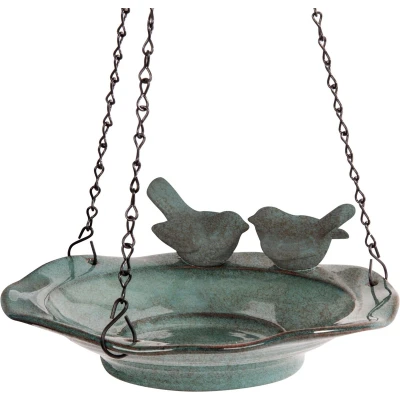 Afbeelding van Wildbird Waterschaal Traunsee Vogel Voerbak Drinkbak 28x10 cm Groen