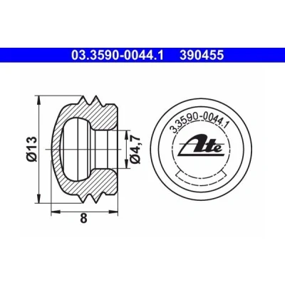 Afbeelding van Afsluitdop/beschermkap ATE 03.3590 0044.1