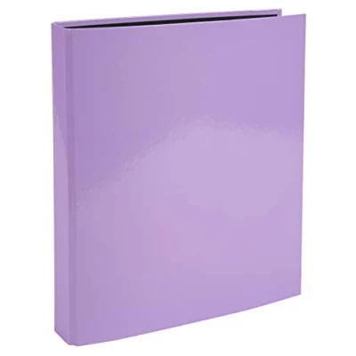 Image de Exacompta Réf. 51565E 1 Classeur rigide Aquarel 4 anneaux en D Diamètre 25 mm Dos de cm Dimensions extérieures 31,5 x 27 format à classer A4 Coloris mauve