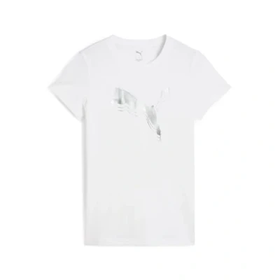 Afbeelding van PUMA Ess Metallic Tee Uniseks T shirts (1 stuk)