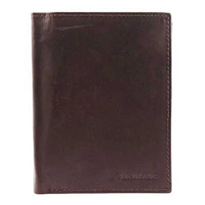 Afbeelding van Excellanc heren portemonnee leer Billfold Bruin