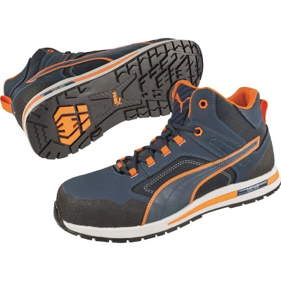 Afbeelding van PUMA Crosstwist Mid 633140 46 Hoge veiligheidsschoenen S3 Schoenmaat (EU): Blauw, Oranje 1 stuk(s)