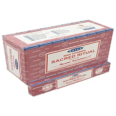 Afbeelding van Satya Nag Champa Sacred Ritual wierook 12 x 15 gram