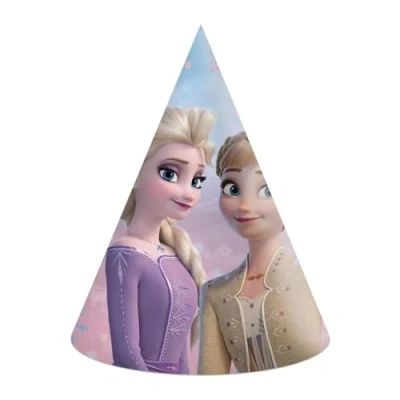 Afbeelding van Frozen Feest Hoedjes Wind Spirit 6 stuks