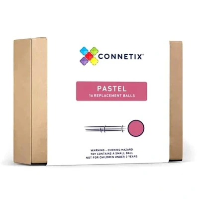 Afbeelding van Connetix knikkerbaanballen pastel 16st