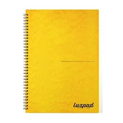 Afbeelding van Silvine Luxpad Notitieboek, A4, gelinieerd, geel, 120 pagina&#039;s