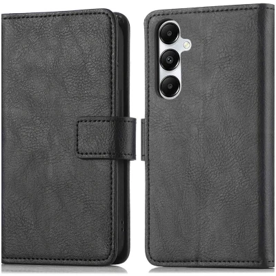 Afbeelding van imoshion Hoesje Geschikt voor Samsung Galaxy A26 Met Pasjeshouder Luxe Bookcase Zwart