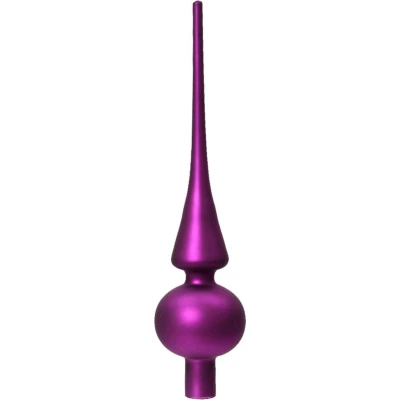 Afbeelding van Piek glas d6h26 cm violet kerst Decoris
