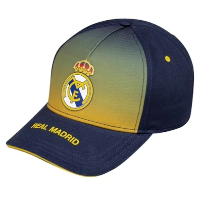 Afbeelding van Real Madrid Cap officiële collectie, verstelbare maat, heren, marineblauw, eenheidsmaat, Navy Blauw