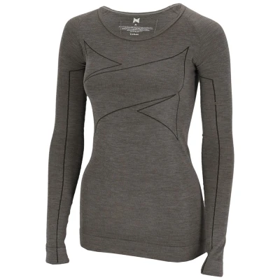Afbeelding van Xtreme Thermoshirt Dames Merino Wol Grey Melange xl