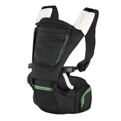 Image de Porte bébé Ergonomique Hip Seat Pirate Black Ventrale/Dos Mixte 0 15Kg