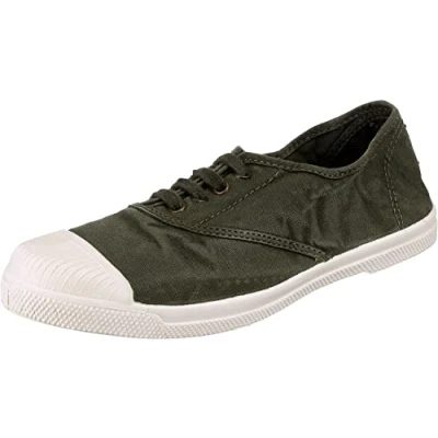 Afbeelding van Natural World Sneakers Ingles Elastico Kaki 100% bio katoen 40