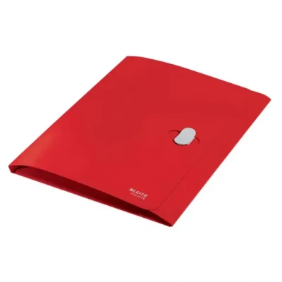 Afbeelding van Leitz Recycle Klepmap, Uit Pp, Ft A4, Rood Klepmappen