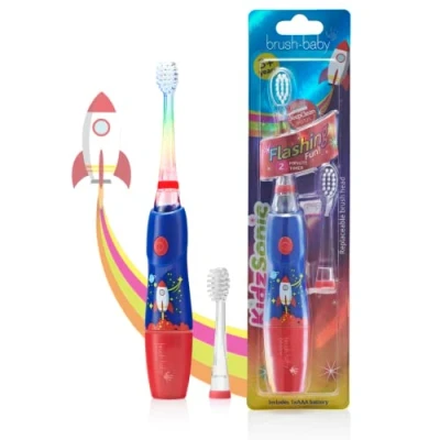 Afbeelding van Brush Baby KidzSonic Elektrische tandenborstel voor peuters en kinderen vanaf 3 jaar