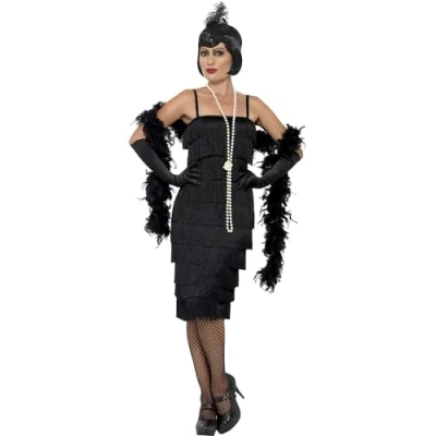 Afbeelding van Smiffys Flapper Kostuum S Zwart