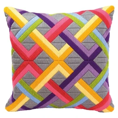 Afbeelding van Spansteekkussen Bargello kruismotieven 0010865
