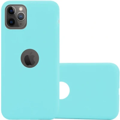 Afbeelding van Cadorabo Hoesje geschikt voor Apple iPhone 11 PRO in CANDY BLAUW Beschermhoes gemaakt van flexibel TPU silicone Case Cover