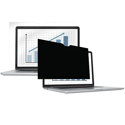 Afbeelding van Fellowes Privascreen anti meekijkfilter voor Macbook® Pro 16 inch / 40,64 cm, beschermt uw scherm tegen nieuwsgierige blikken, 35,3 x 22,8 zwart, 4819501