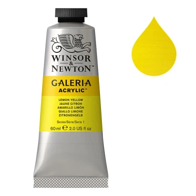 Image de Winsor &amp; Newton Galeria peinture acrylique (60 ml) 346 jaune citron