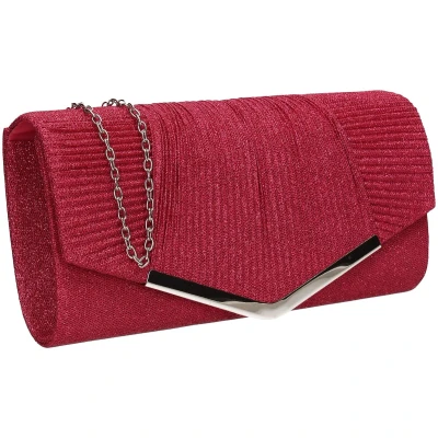 Afbeelding van SwankySwans Emma clutch voor dames, Fuchsia