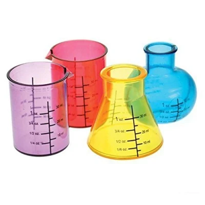 Afbeelding van Laboratorium Shotglaasjes (set Van 4)