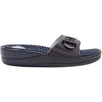 Afbeelding van SCHOLL NEW MASSAGE PVC Womens Navy Blue FALSO Mules Maat 40