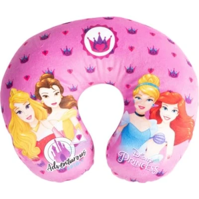 Afbeelding van Disney Prinsessen kussen voor op reis, van stof, prinses, Aurora, Belle Ariel, zeemeermin, Assepoester