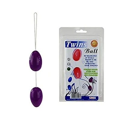Afbeelding van BAILE Anal Twins Balls Beads Pink