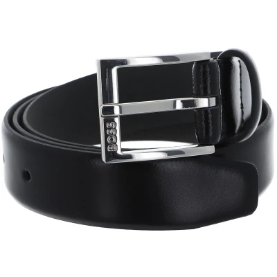 Afbeelding van BOSS Elloy Riem, Heren, Maat: 115, Black