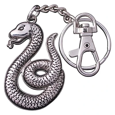 Afbeelding van The Noble Collection Harry Potter Slytherin 7 cm Keychain Zilverkleurig