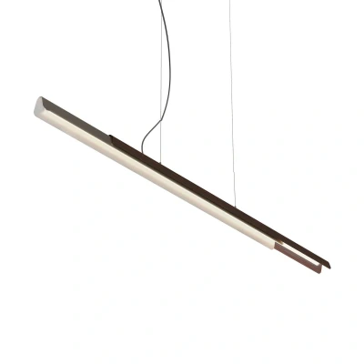 Afbeelding van Kundalini Dala lineair donkergrijs/hout, 3.000 K