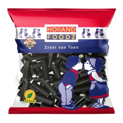 Afbeelding van Holland Foodz Oud Hollandse Dropstokjes 500 Gram